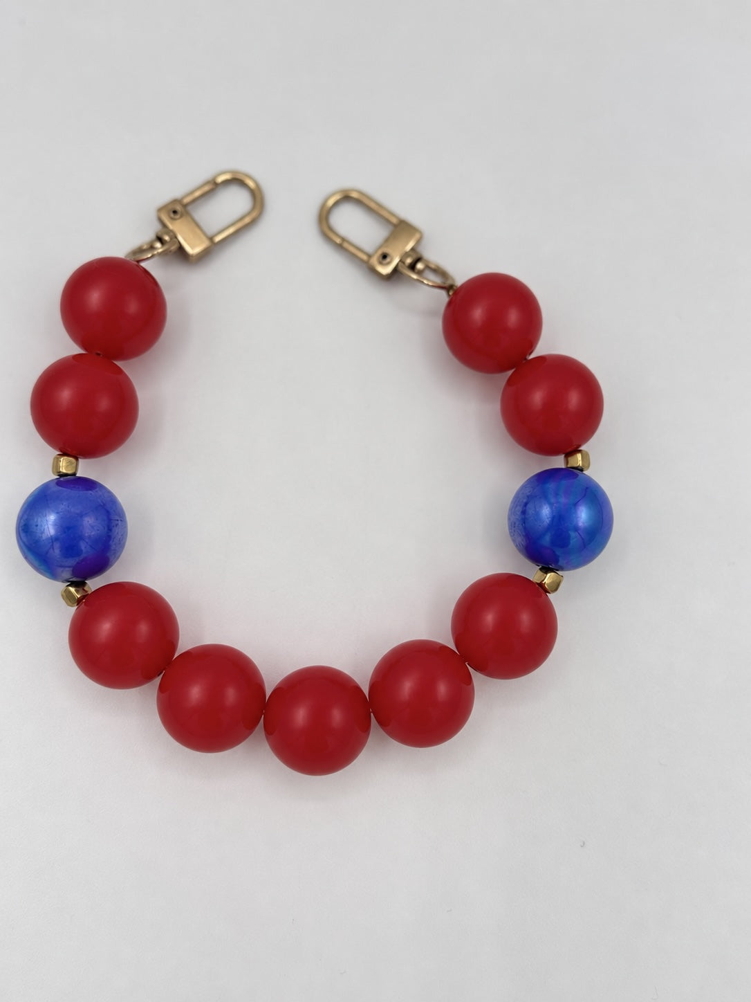 Red Bubblegum Stadium + Phone Bag Chains