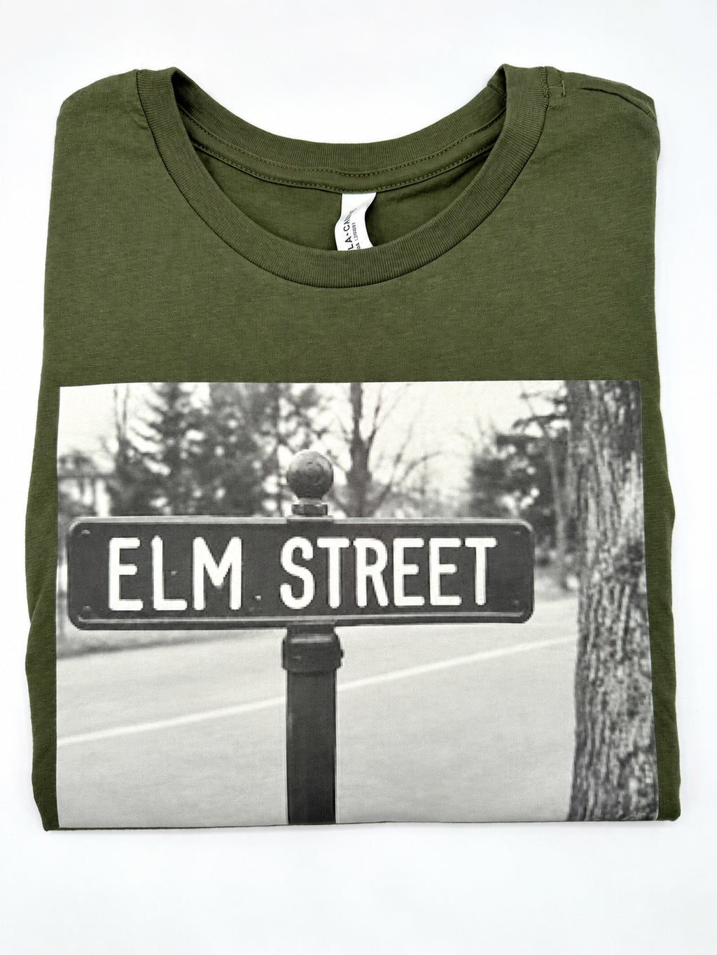 Elm Street Graphic Tee — Olive