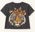 Crowned Tiger Crop Tee