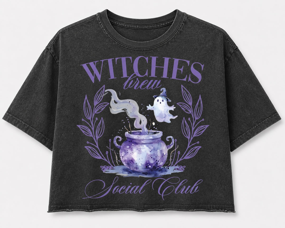 Witches Brew Social Club Everyday Crop Tee