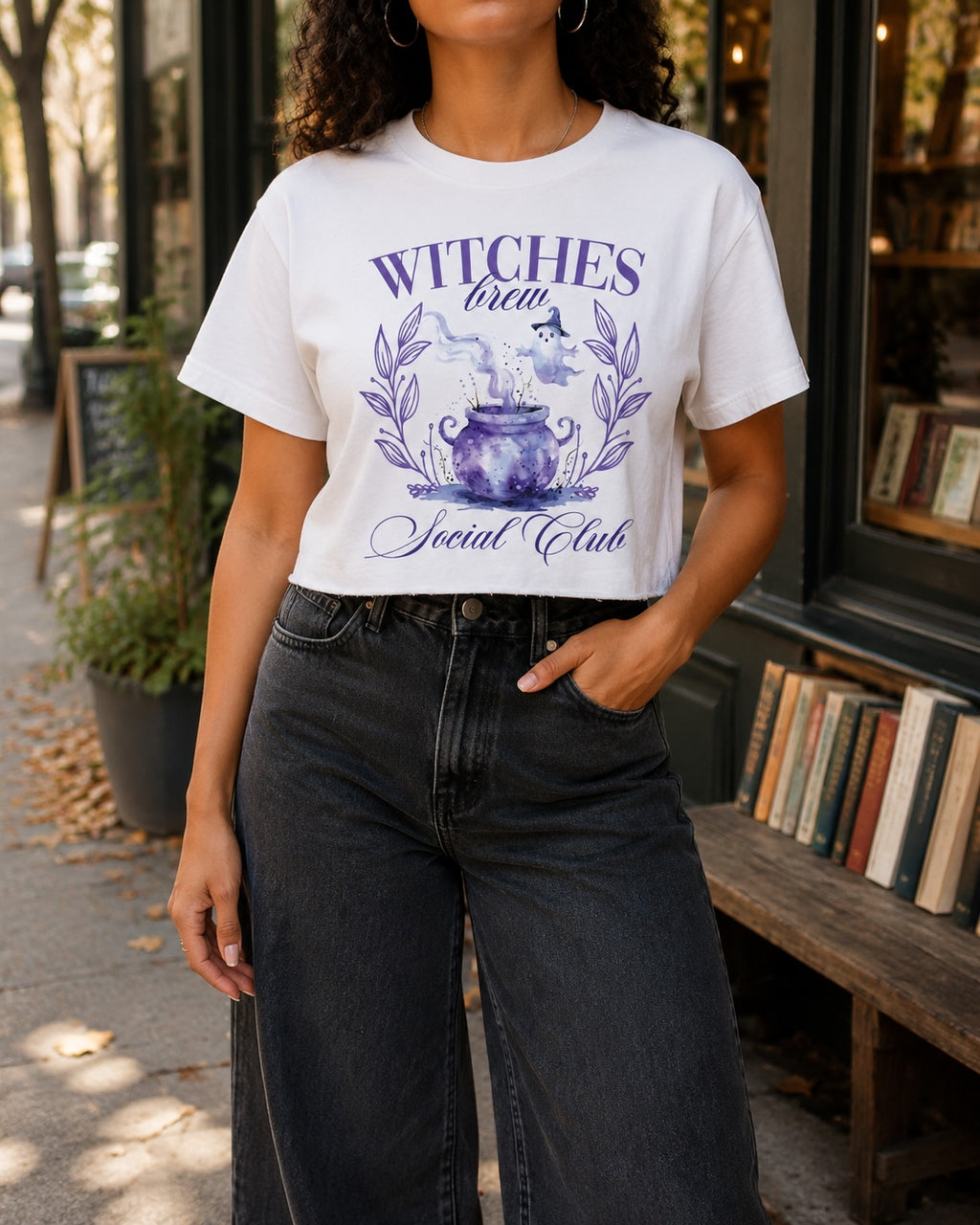Witches Brew Social Club Everyday Crop Tee