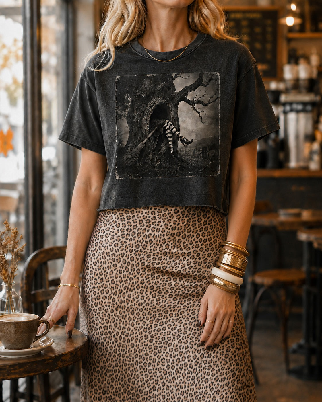 The Good Witch Pepper Everyday Crop Tee