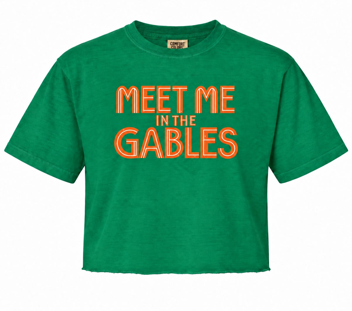Meet Me in the Gables Crop Tee