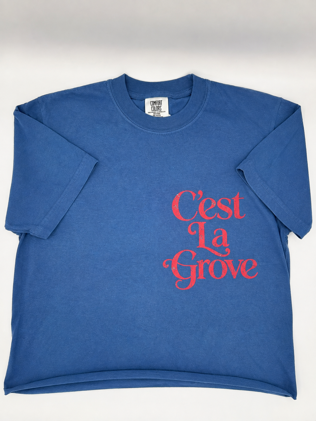 C'est La Grove tee- Navy
