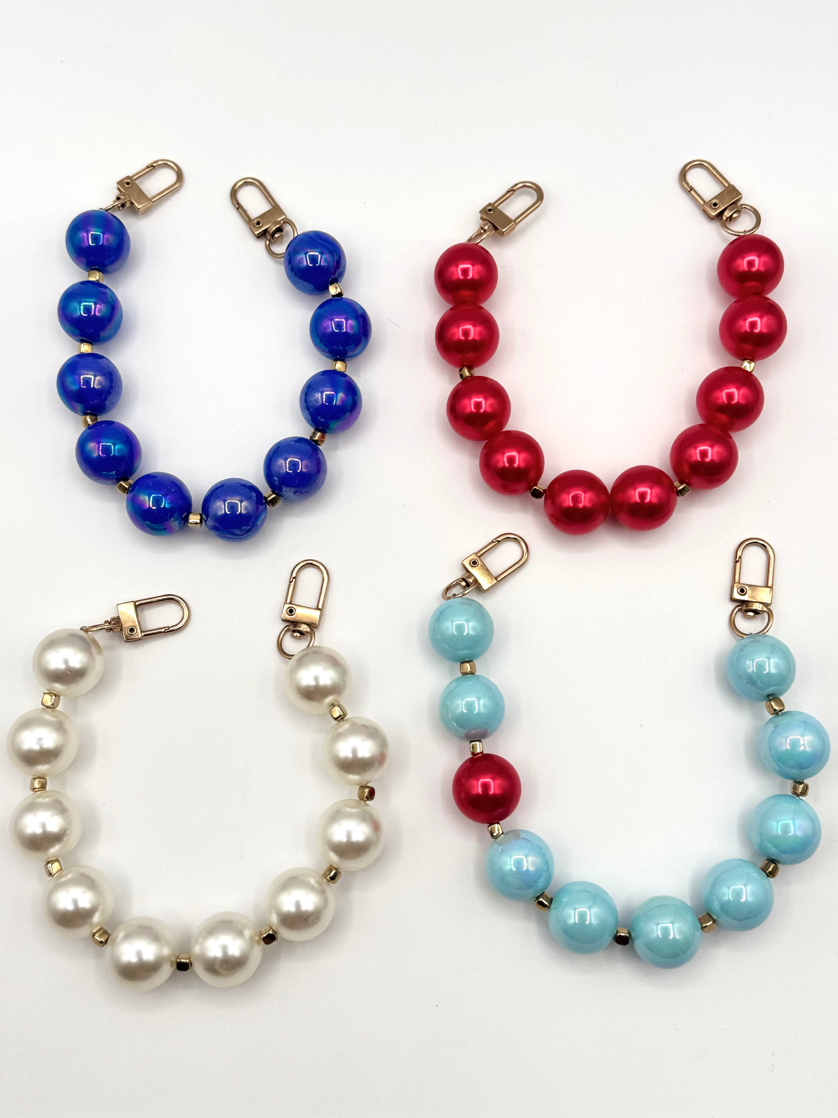 Red Bubblegum Stadium + Phone Bag Chains