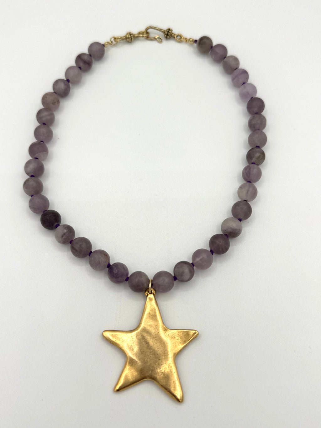 Lavender Amethyst Star Necklace