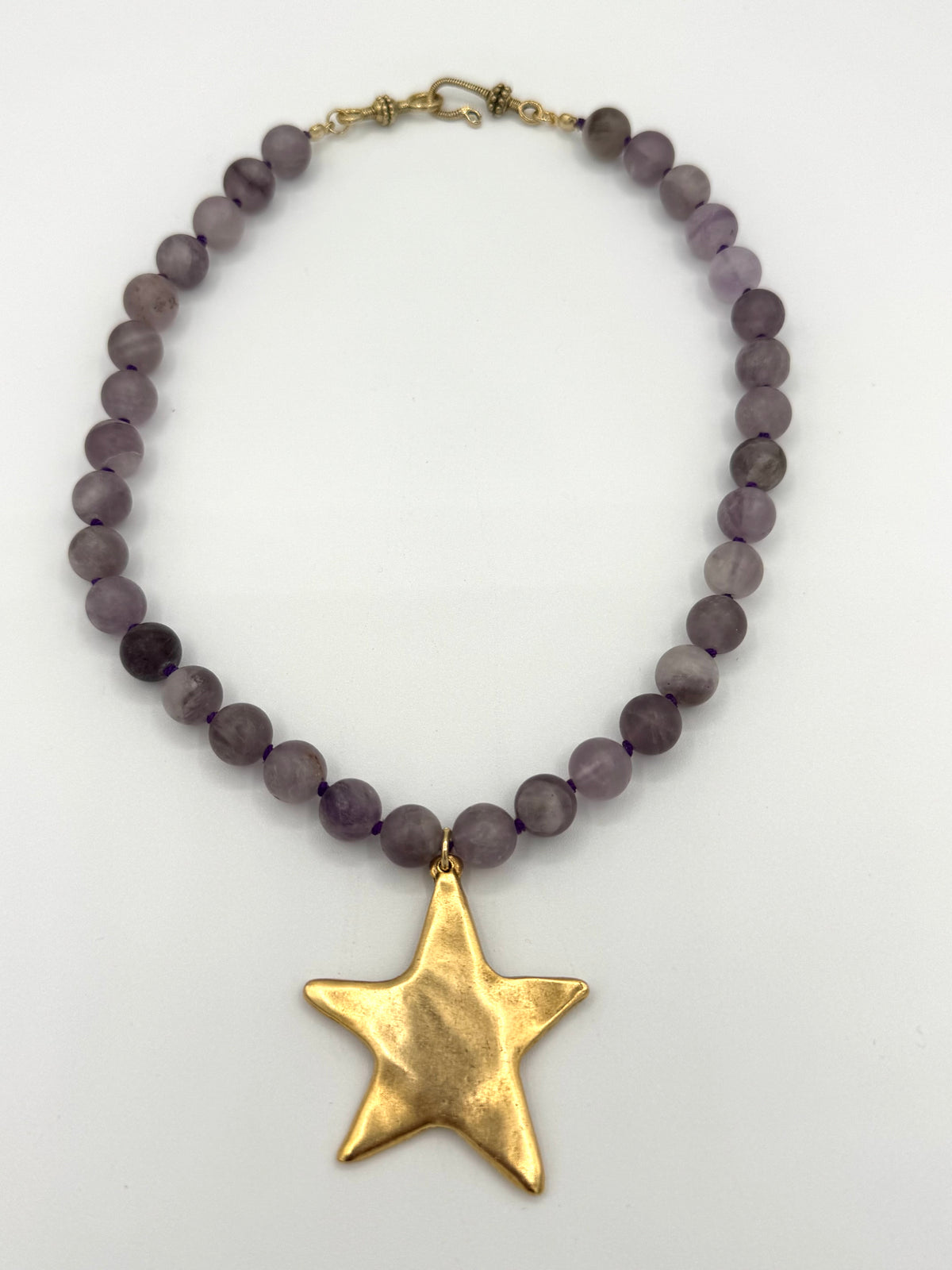 Lavender Amethyst Star Necklace