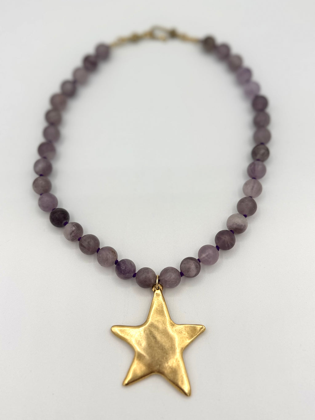 Lavender Amethyst Star Necklace