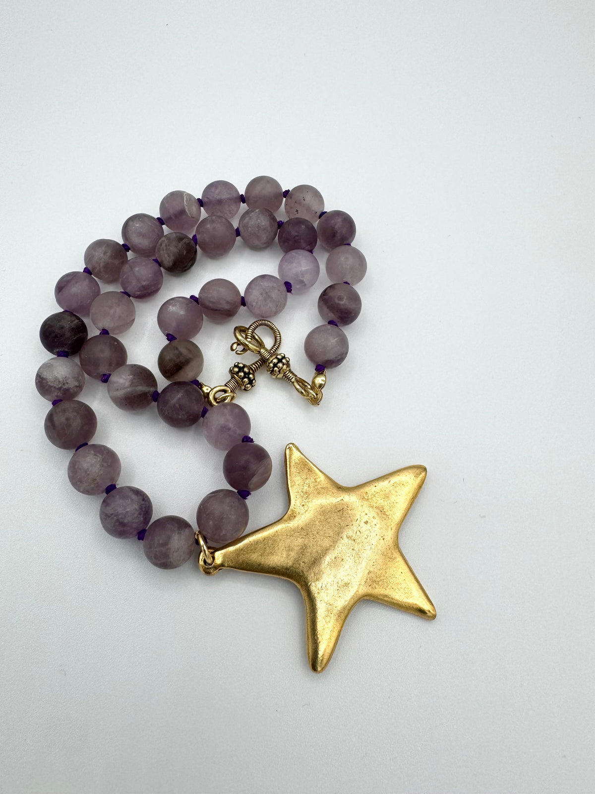 Lavender Amethyst Star Necklace