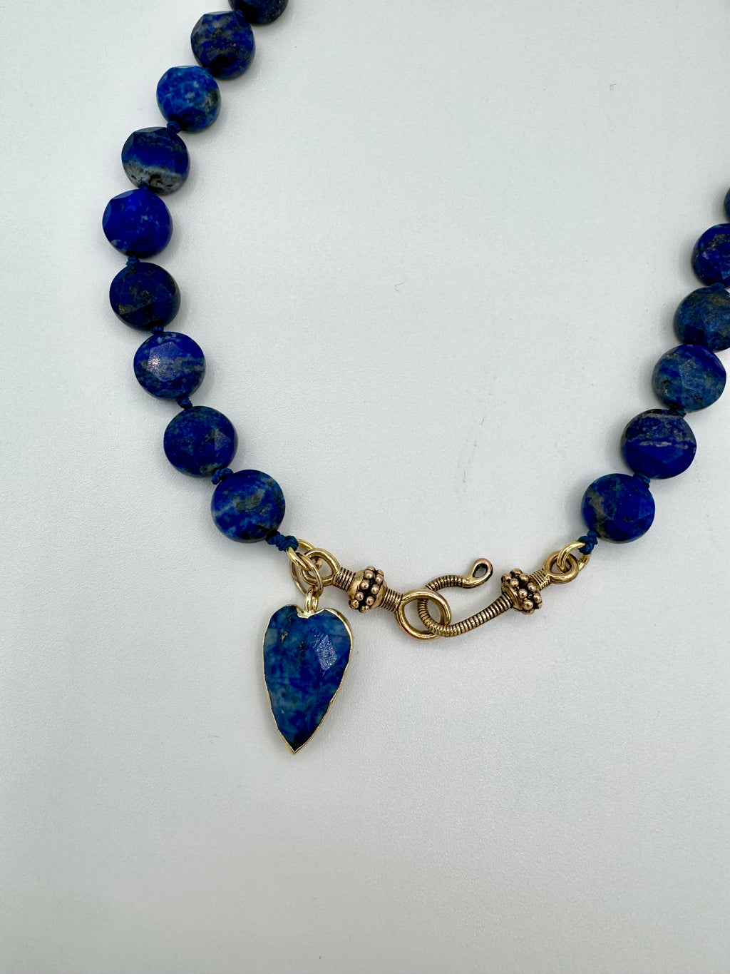 Lapis Heart Necklace