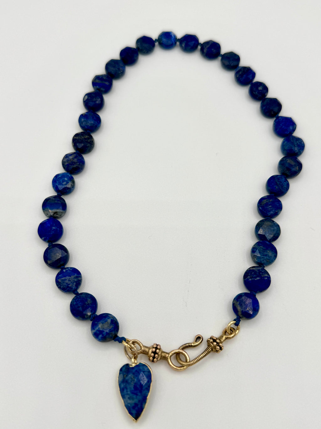 Lapis Heart Necklace