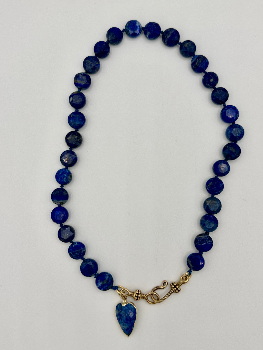 Lapis Heart Necklace