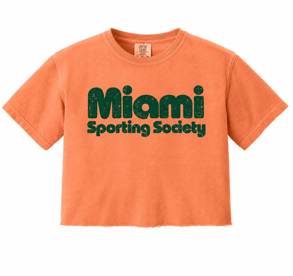 Miami Sporting Society Crop Tee