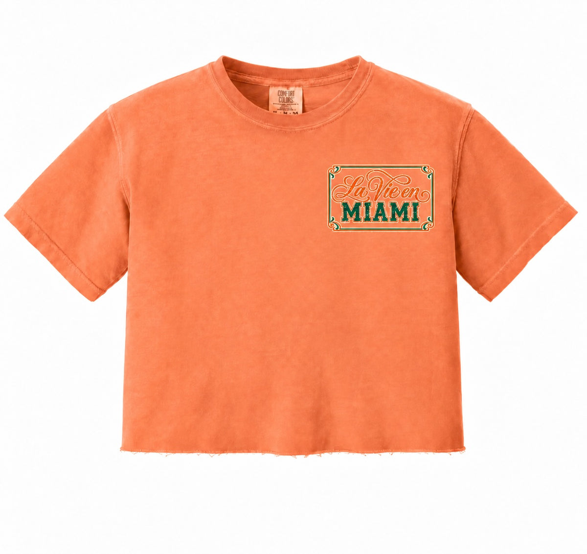La Vie en Miami Crop Tee