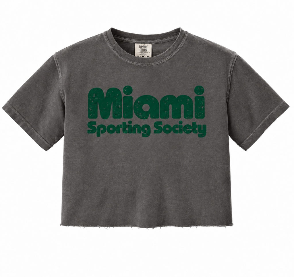 Miami Sporting Society Crop Tee