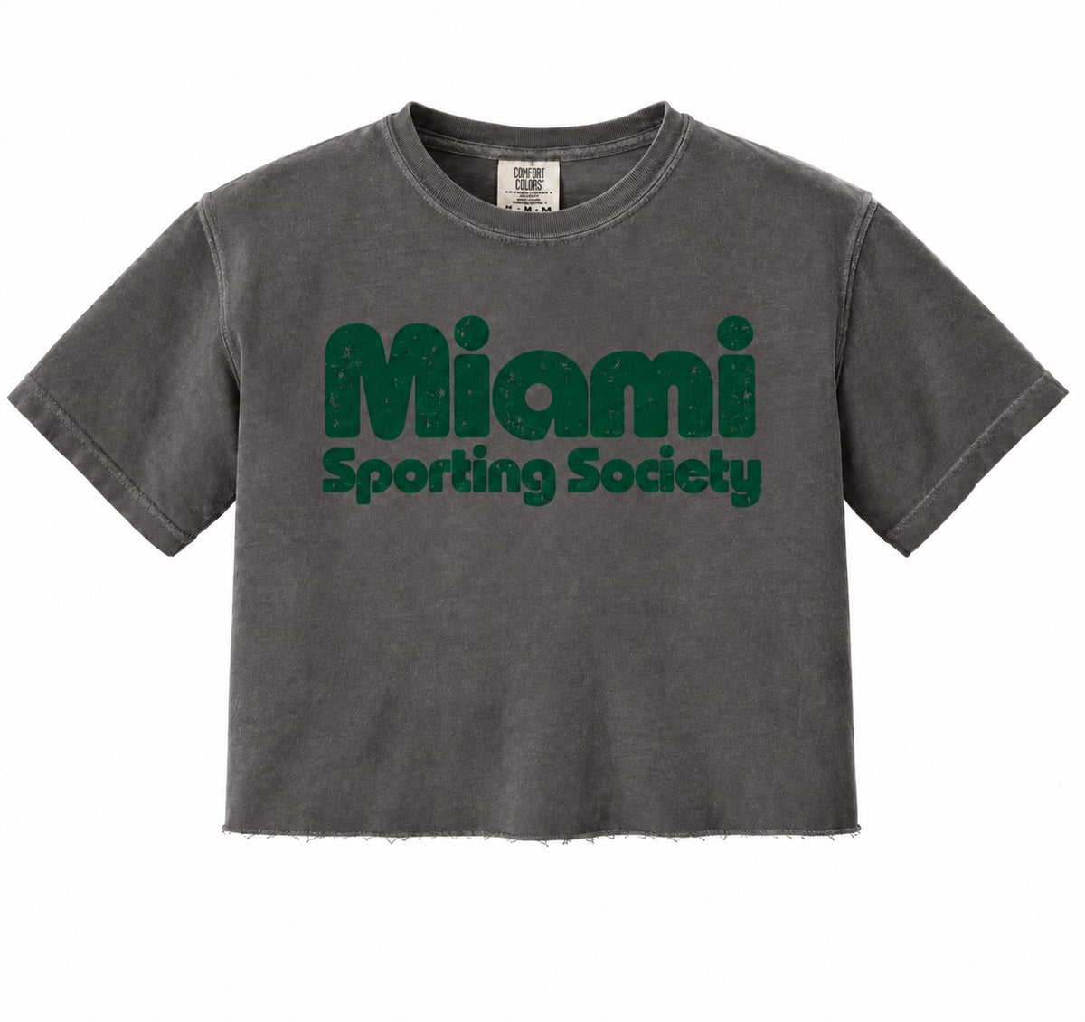 Miami Sporting Society Crop Tee