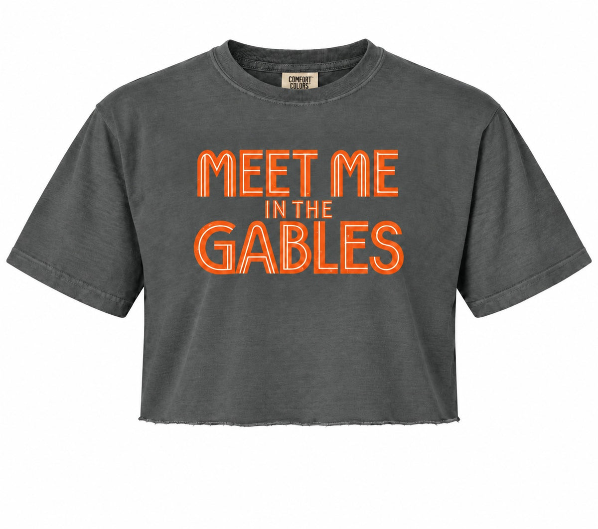 Meet Me in the Gables Crop Tee