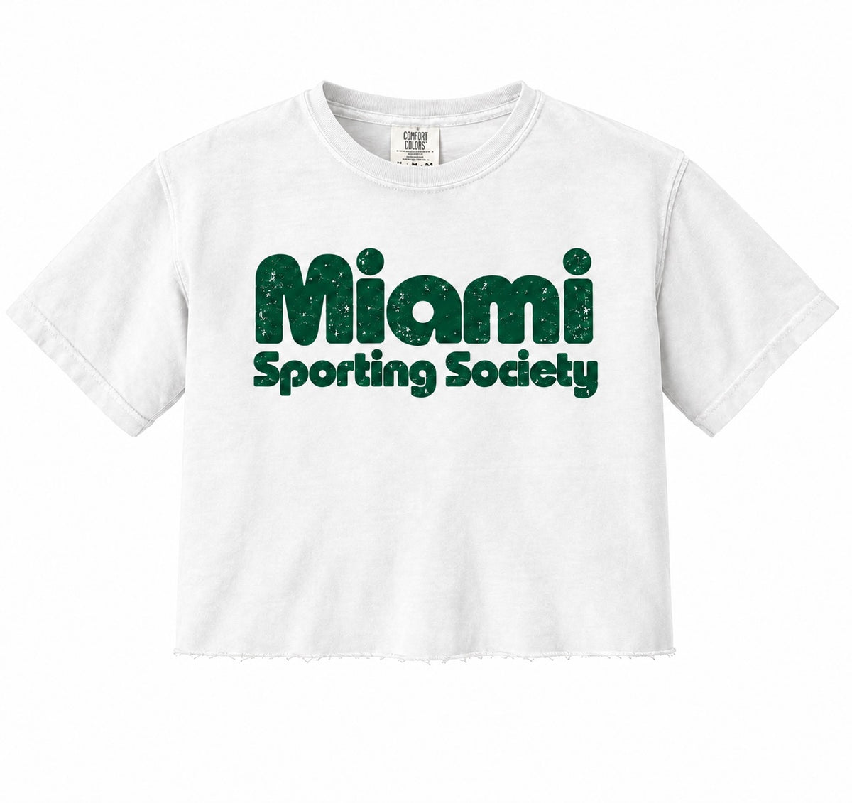 Miami Sporting Society Crop Tee