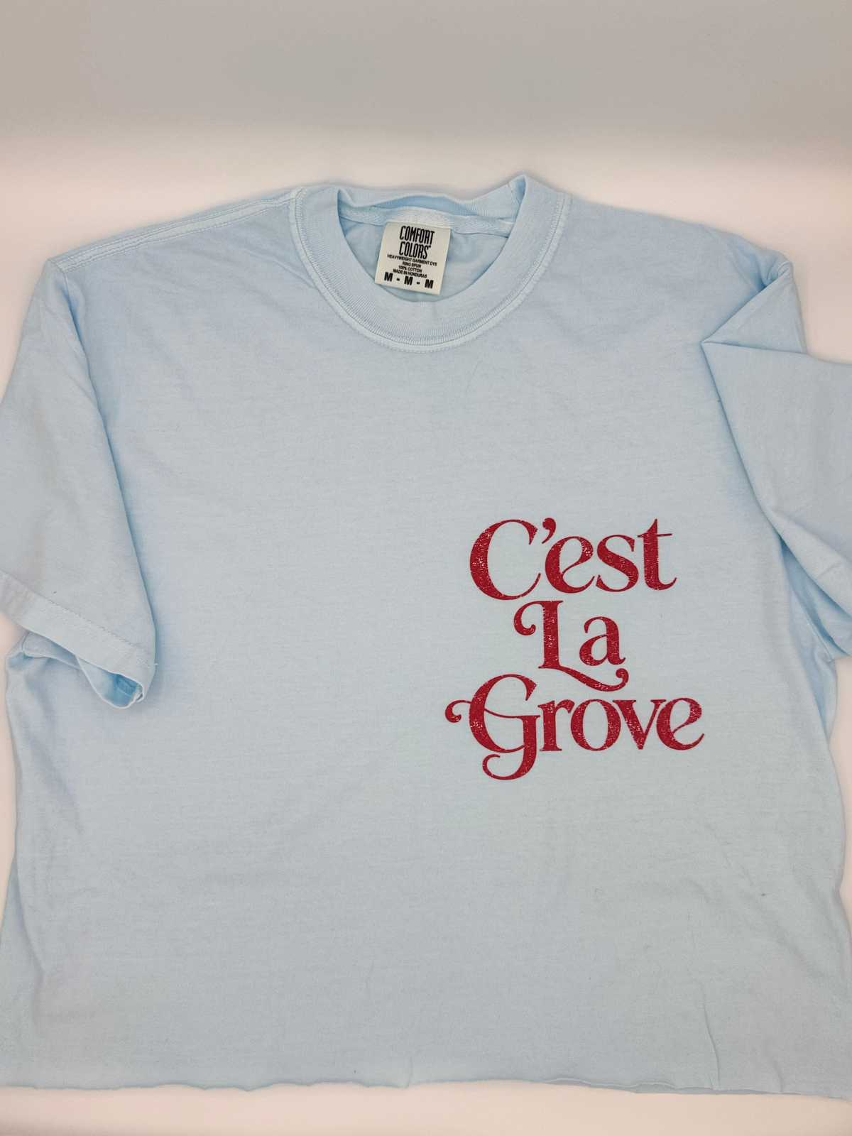 C'est La Grove tee - Chambray