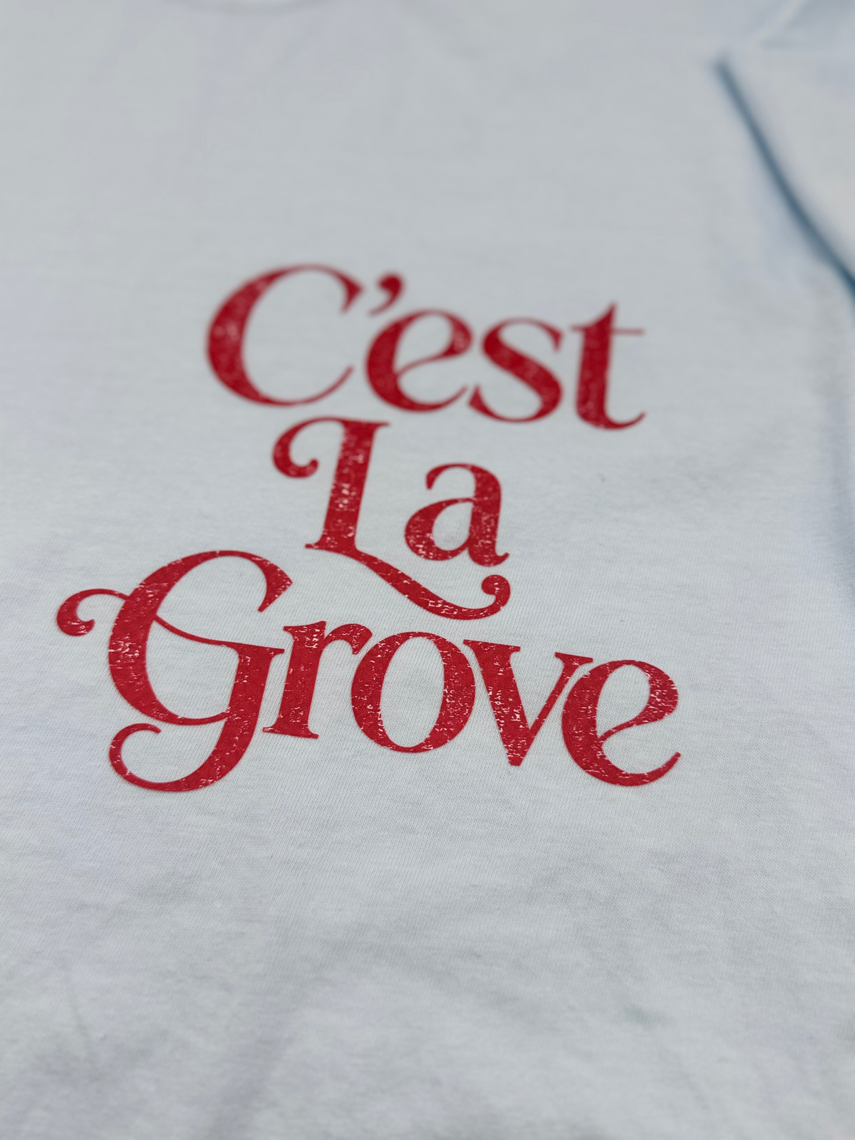 C'est La Grove tee - Chambray