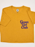 Geaux Girl Club crop- Gold