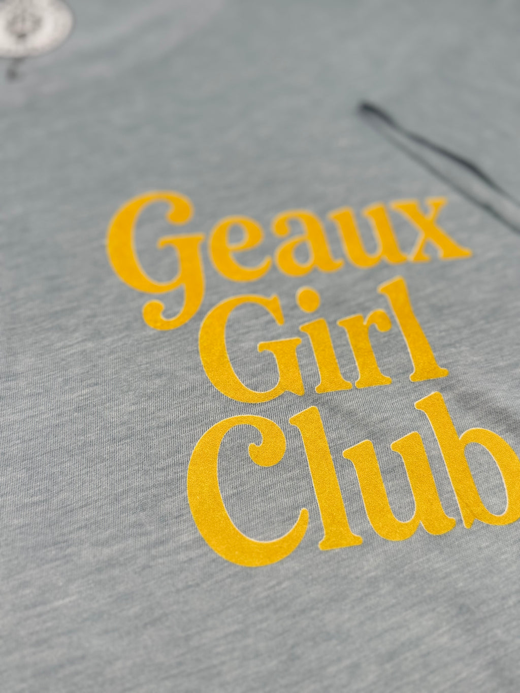 Geaux Girl Club crop -Denim