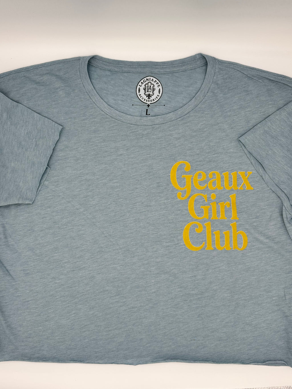 Geaux Girl Club crop -Denim