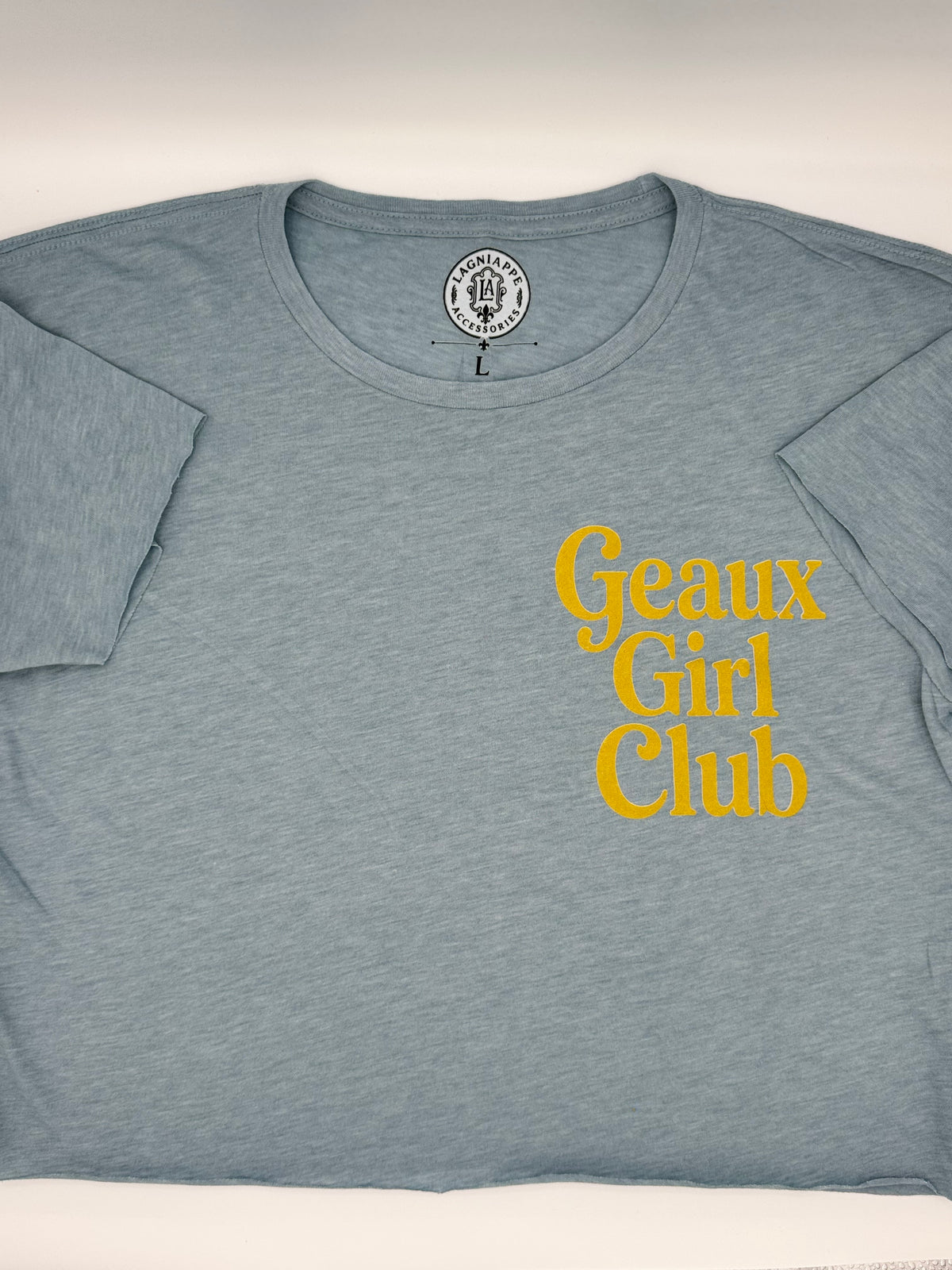 Geaux Girl Club crop -Denim