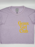 Geaux Girl Club crop-Lavender