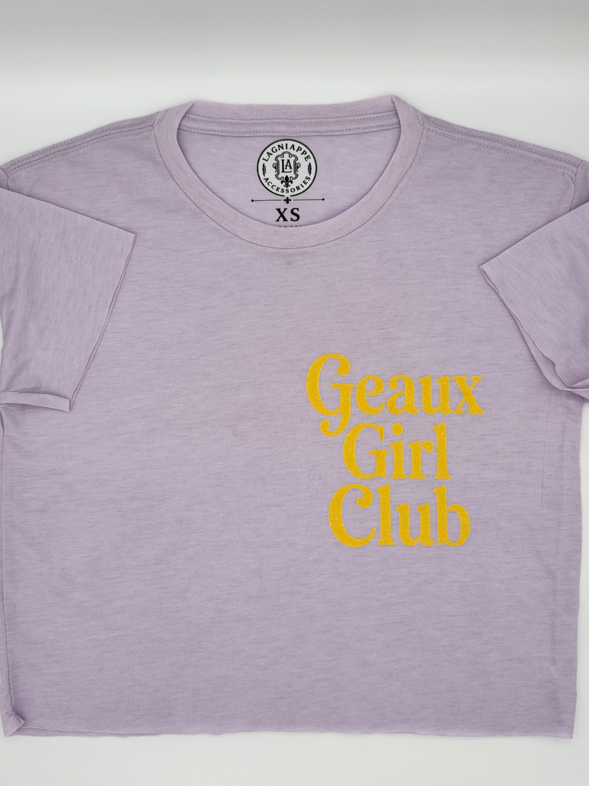 Geaux Girl Club crop-Lavender