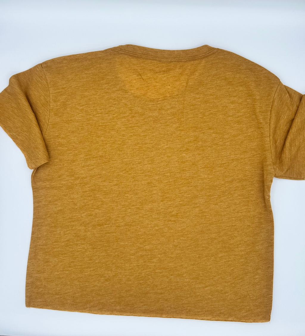 Not Your Average Tiger crop-Gold