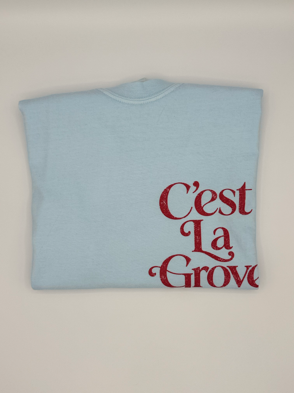 C'est La Grove tee - Chambray
