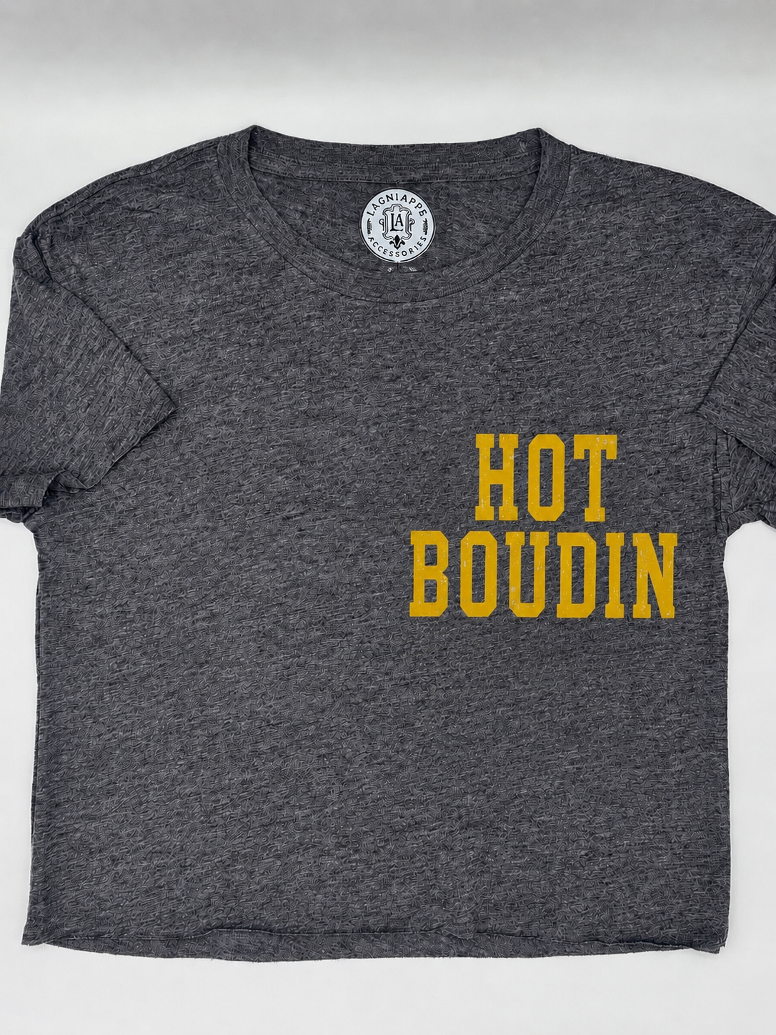Hot Boudin crop- Gray