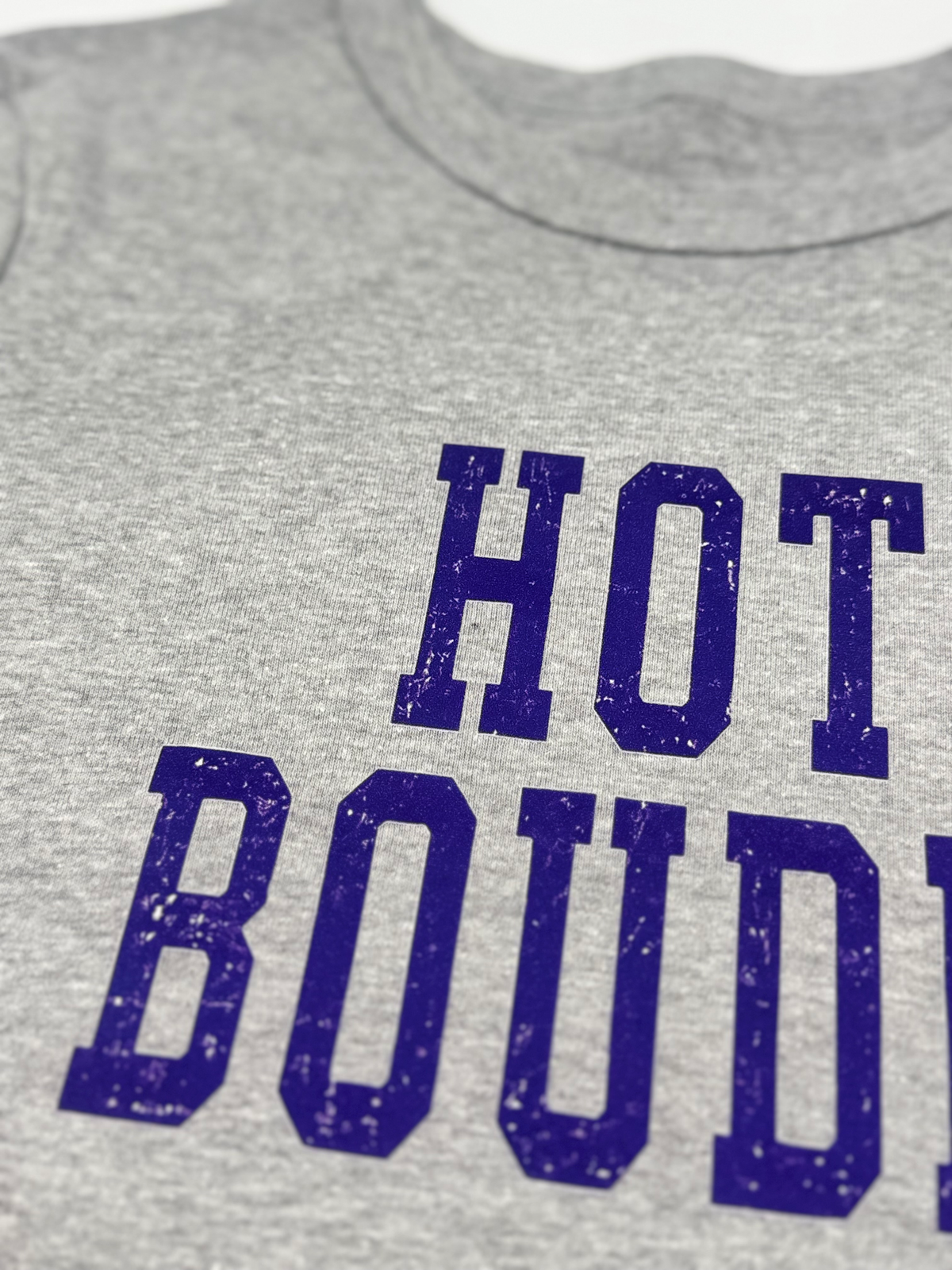 Hot Boudin Baby Tee -White/ Purple