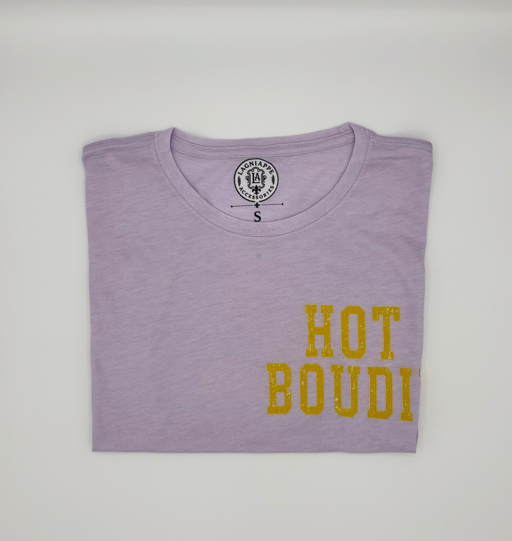 Hot Boudin crop- Lavender