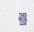 Tiger Social Club crop- White