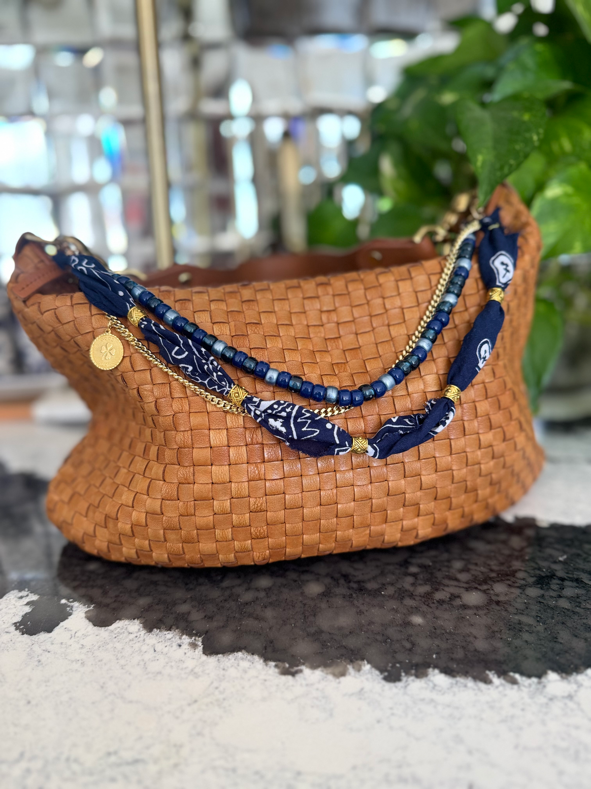 Mixed Media Bag Chain