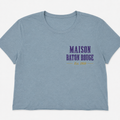 Maison Baton Rouge crop- Denim