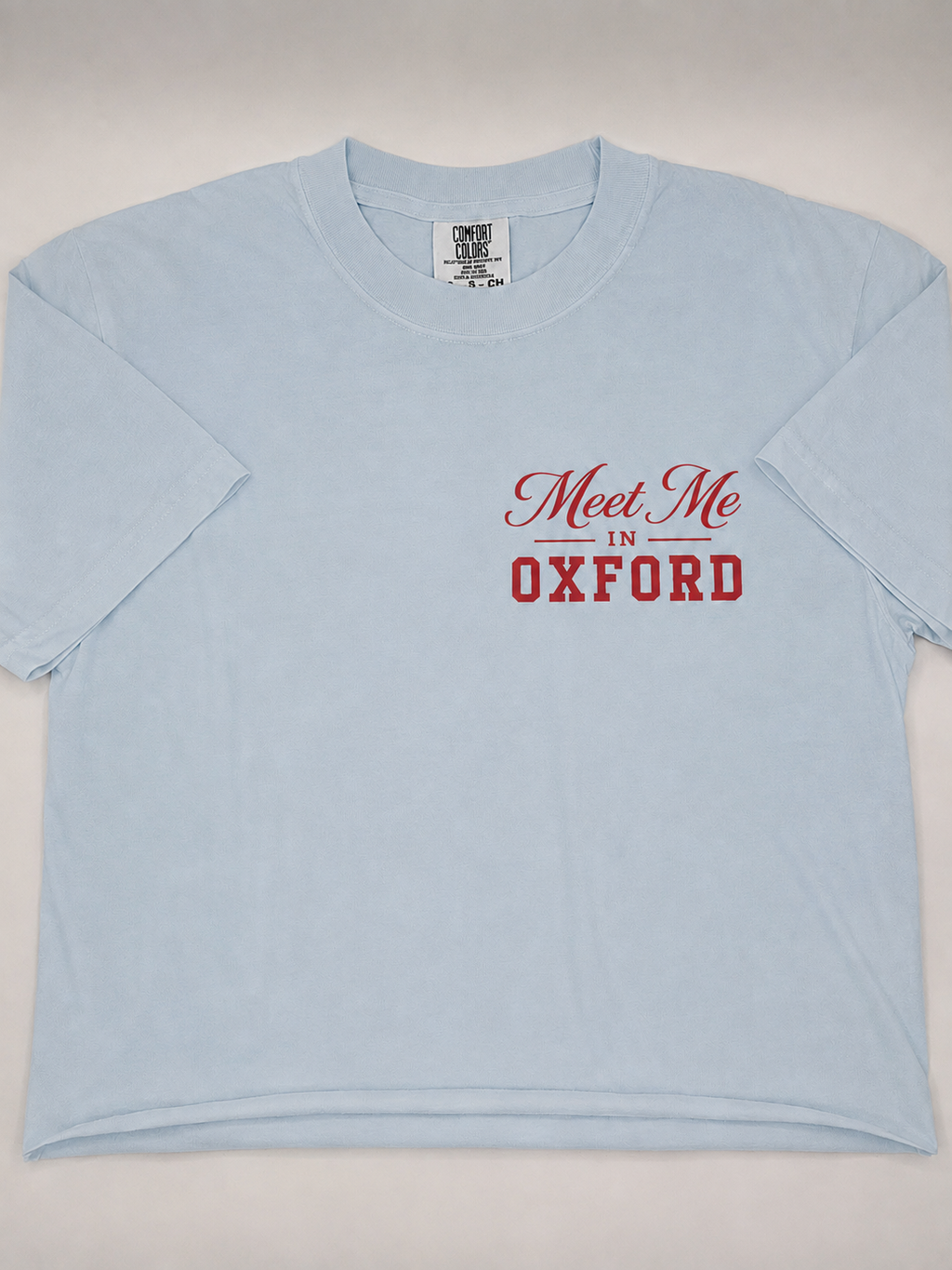 Meet Me in Oxford tee- Chambray