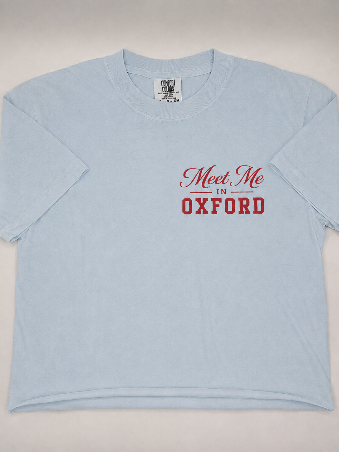 Meet Me in Oxford tee- Chambray