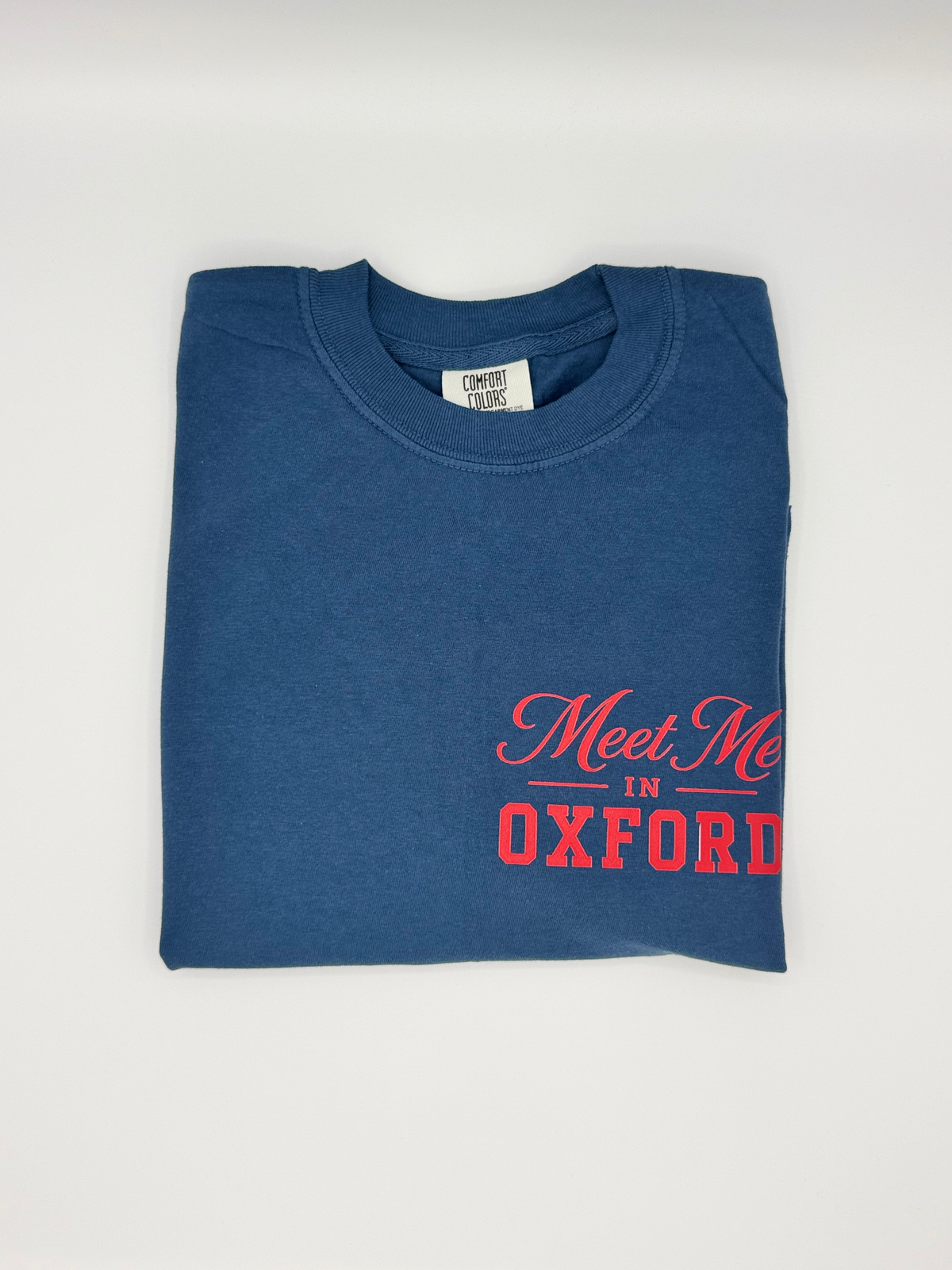 Meet Me in Oxford tee -Navy