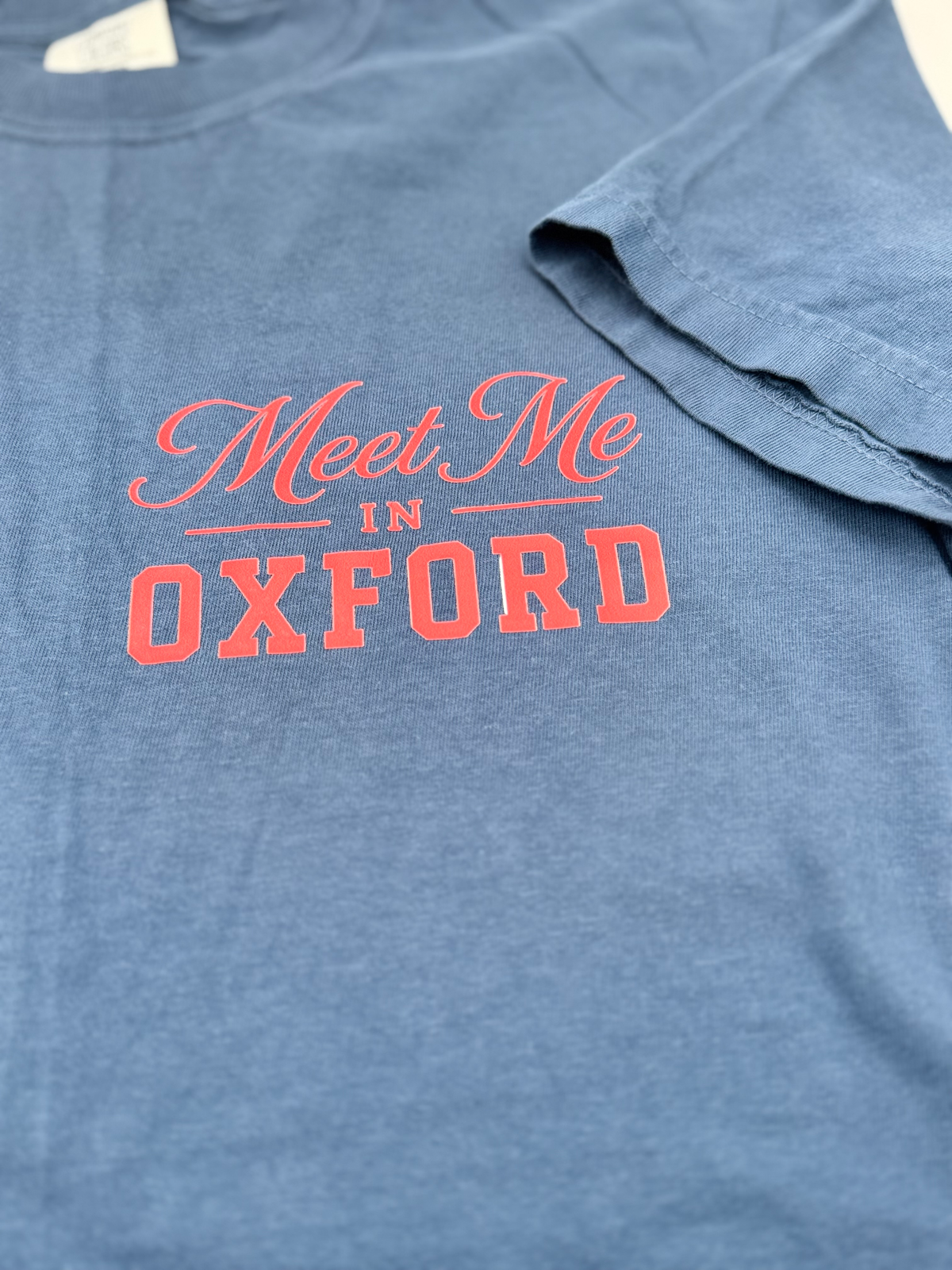Meet Me in Oxford tee -Navy