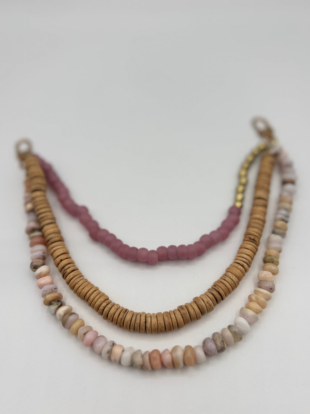 Blush Coast Mixed Media Bag Chain