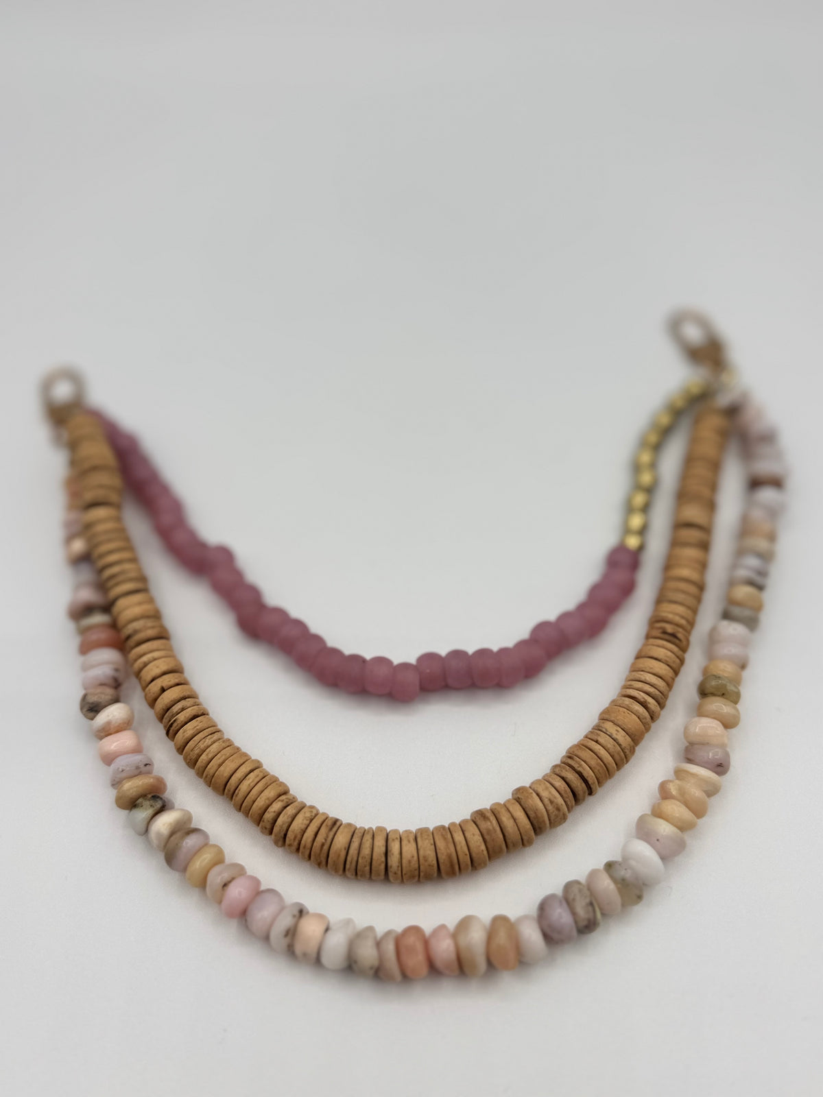 Blush Coast Mixed Media Bag Chain