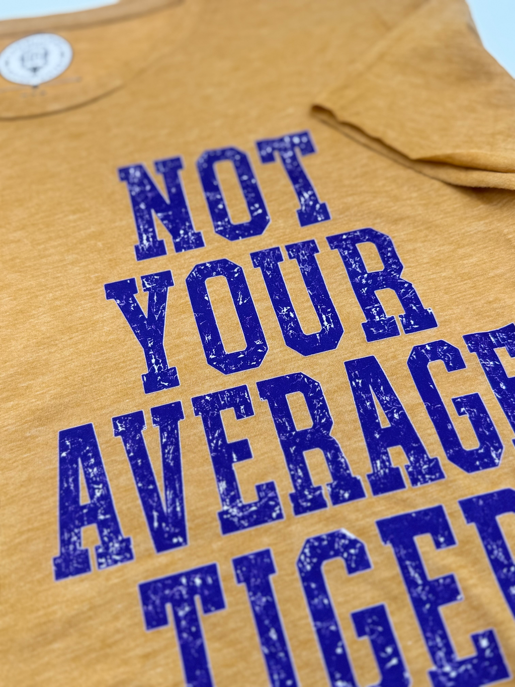 Not Your Average Tiger crop-Gold