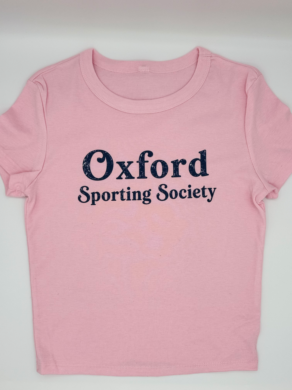 Oxford Sporting Society Baby Tee- Pink