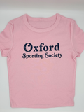 Oxford Sporting Society Baby Tee- Pink