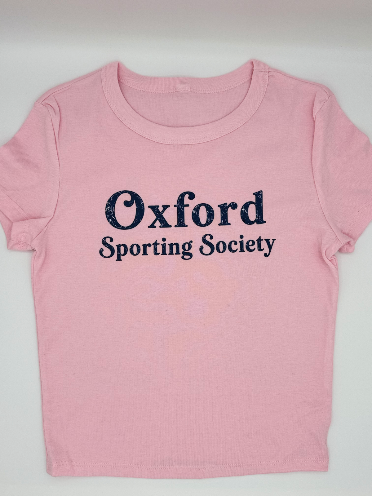 Oxford Sporting Society Baby Tee- Pink