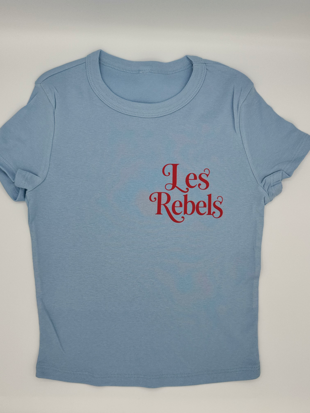 Les Rebels Baby Tee -Baby Blue
