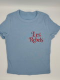 Les Rebels Baby Tee -Baby Blue